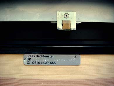 Braas typenschild dachfenster
